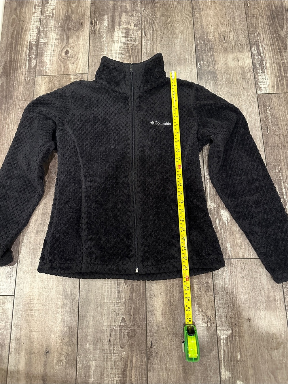 Columbia Black Plush Zip-Up Sherpa Jacket